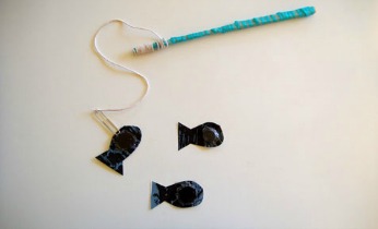 Fishing line and fish